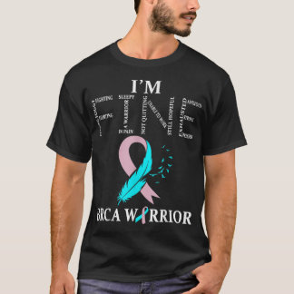 BRCA Warrior Im Fine Brust Cancer Awareness T-Shirt