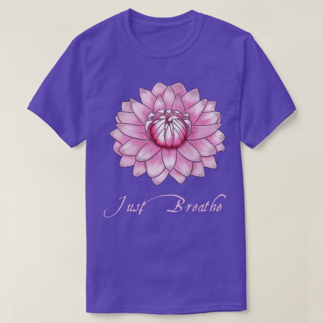 Breaathe Pink Lotus Ballerina Water Lil T-Shirt (Design vorne)