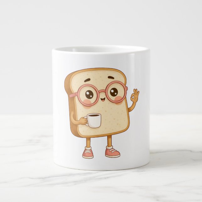 Bread Tony – Kaffeepause Jumbo-Tasse (Vorderseite)