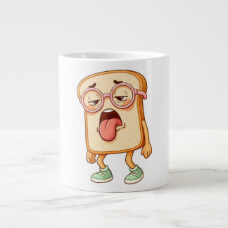 Bread Tony Tired Mood – Funny Bread T-Shirt Jumbo-Tasse