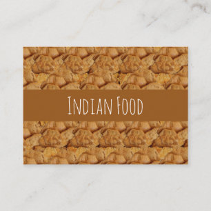 Breadfruit Fritters Indian Food Visitenkarte