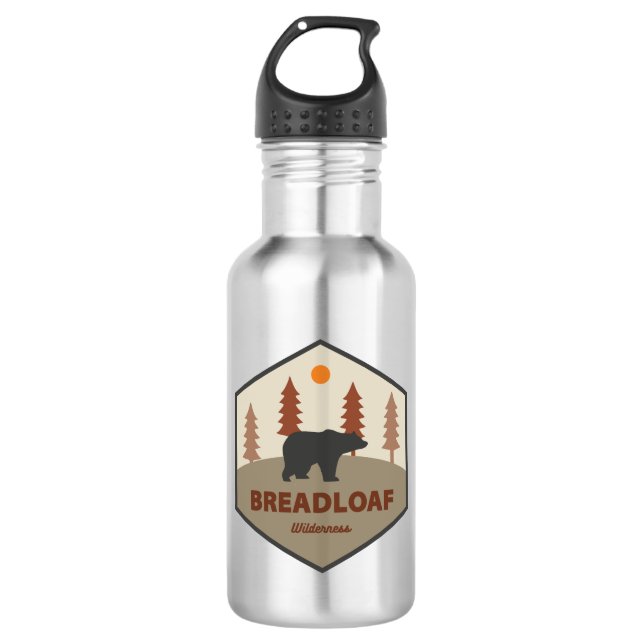 Breadloaf Wilderness Vermont Bear Edelstahlflasche (Vorderseite)