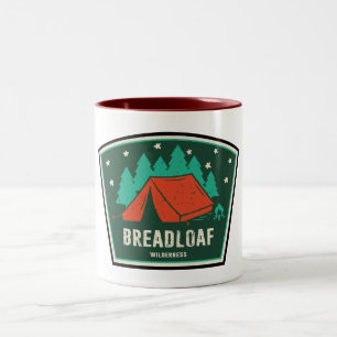 Breadloaf Wilderness Vermont Camping Zweifarbige Tasse