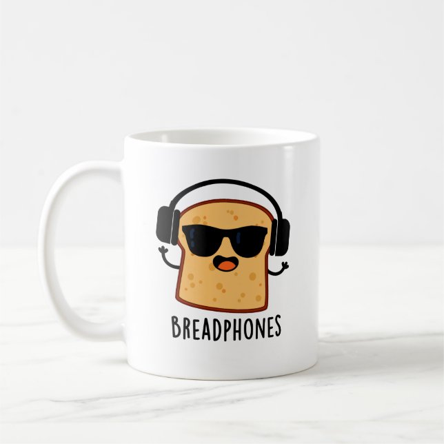 Breadphones Funny Bread Pub Kaffeetasse (Links)