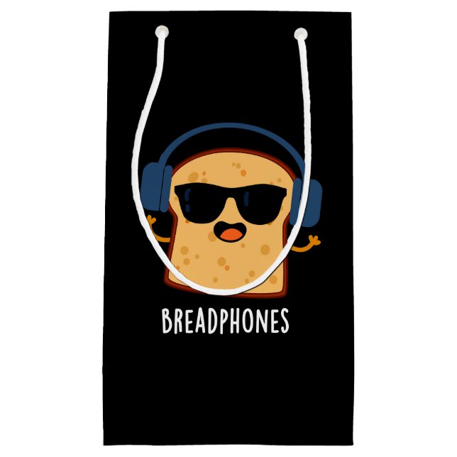 Breadphones Funny Bread Puppe Dark BG Kleine Geschenktüte (Vorderseite)
