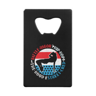 Break Dance Breakdance Angesagt-Hop Dancer Girl Geldbeutel Flaschenöffner