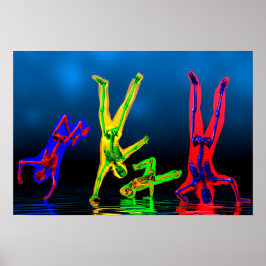 Break Dancers Poster