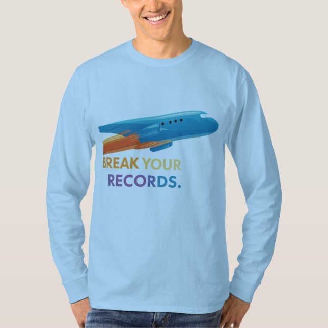 "Break Deine Platten" T-Shirt (Vorderseite)