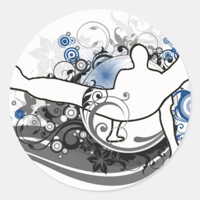 Break etwas runder aufkleber (Vorderseite)