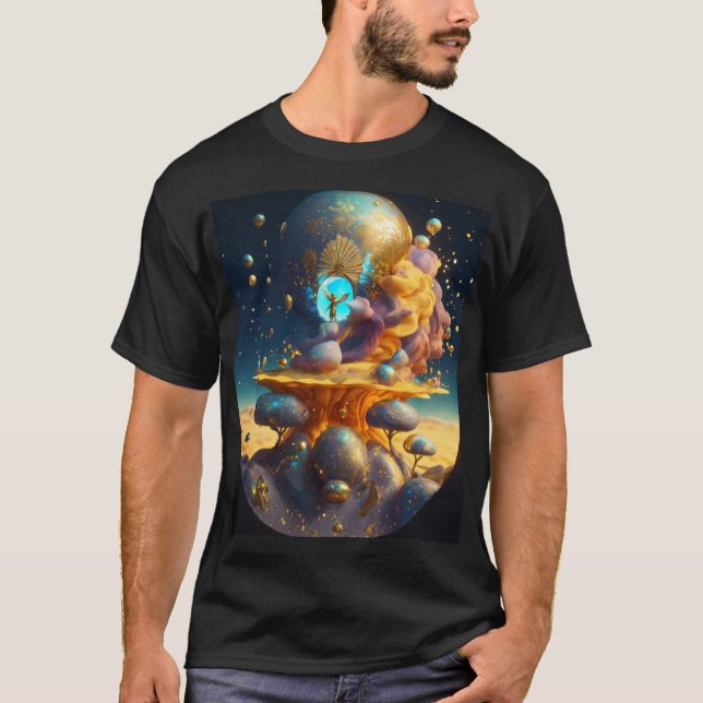 Break Free: Rocket Launch Gravity T - Shirt Desi (Vorderseite)