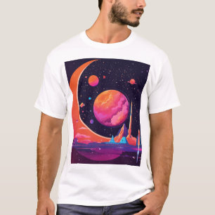 Break Free: Rocket Launch Gravity T - Shirt Design