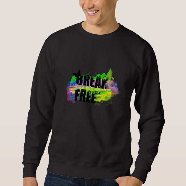 Break frei Inspiration Sweatshirt (Vorderseite)