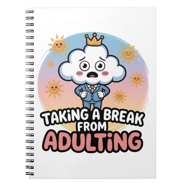 Break from Adulting!", Notizblock (Vorderseite)