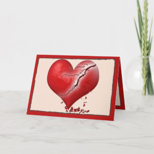 Break Heart Feiertagskarte