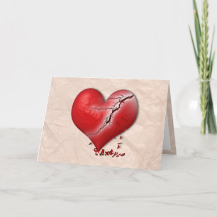 Break Heart Feiertagskarte