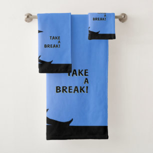 "Break mal!" Badhandtuch Set
