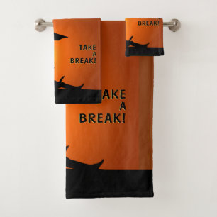 "Break mal!" Badhandtuch Set