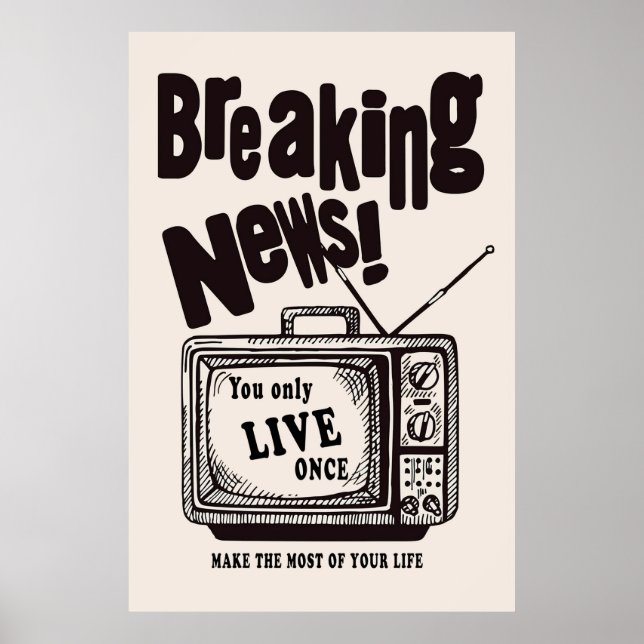 Break News Poster (Vorne)