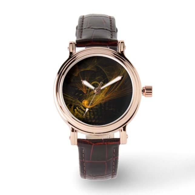 Break Point Abstrakt Art Armbanduhr (Vorderseite)