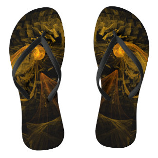 Break Point Abstrakt Art Flip Flops