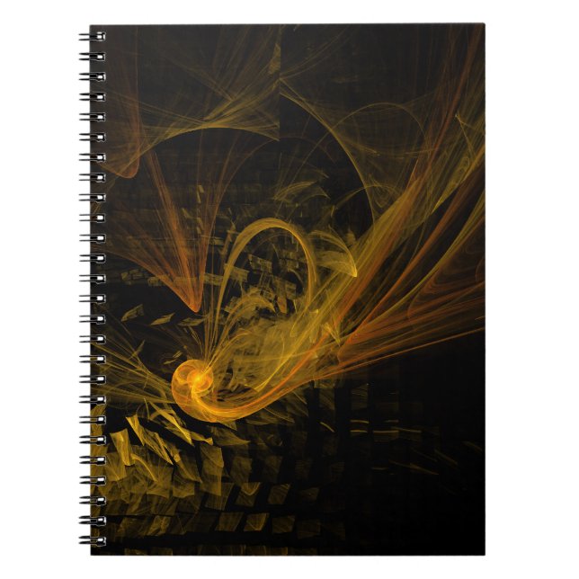 Break Point Abstrakt Art Notebook Notizblock (Vorderseite)