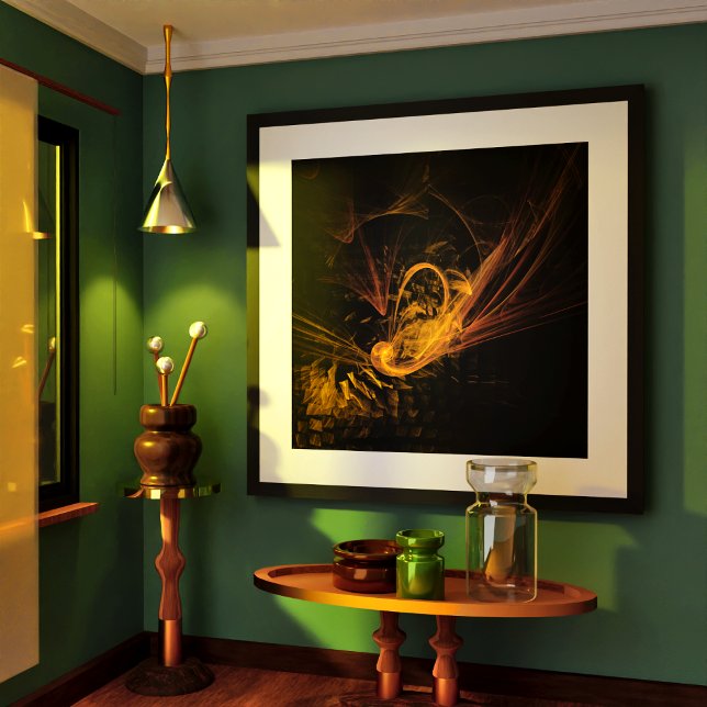 Break Point Abstrakt Art Poster (Breaking Point Abstract Art Poster)