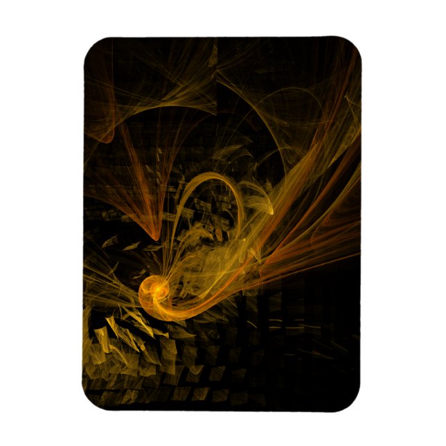 Break Point Abstrakt Art Premium Magnet (Vertikal)