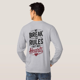 Break Rules, nicht die Typografie T-Shirt