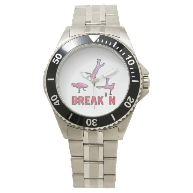 Break tancing ! armbanduhr (Vorderseite)