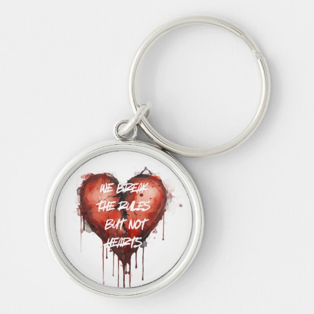 Break the rules schlüsselanhänger (Vorne)