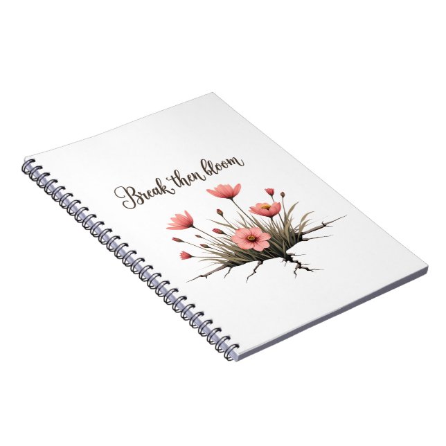 Break Then Bloom - Inspiration Journal / Editor Notizblock (Rechte Seite)