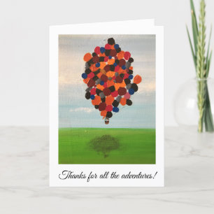 Break-up Card - Danke für die Abenteuer! Karte