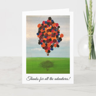 Break-up Card - Danke für die Abenteuer! Karte