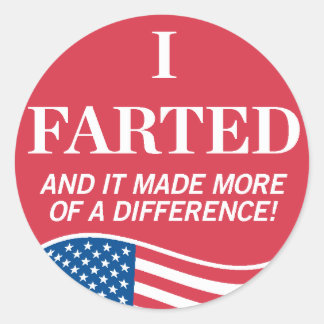 Break Wind over Voting Sticker
