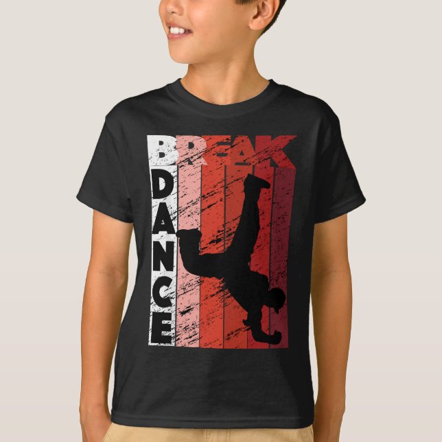 Breakdance B-Boy Breakdancer Breakdancing Hip Hop T-Shirt (Vorderseite)