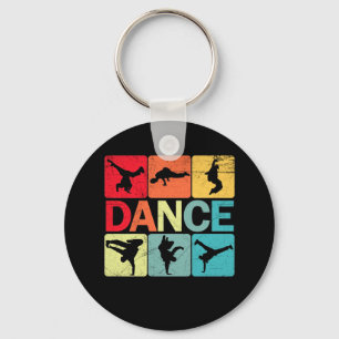 Breakdance B-Boy Dance Tshirt Breakdance Dancer Schlüsselanhänger