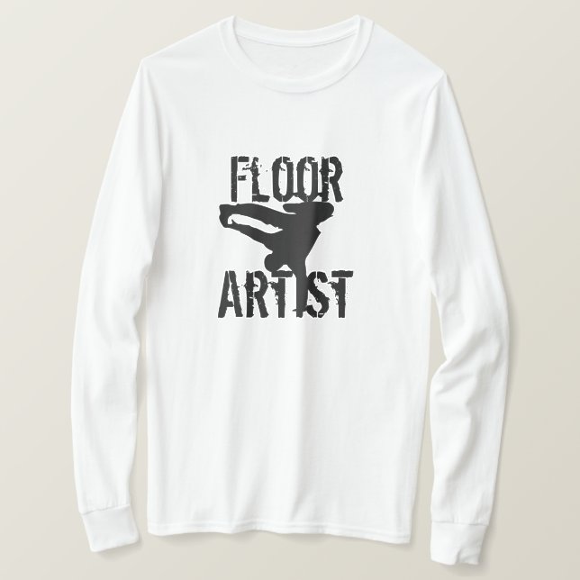 Breakdance b-boy Schlacht Tanz alte Schule T-Shirt (Design vorne)