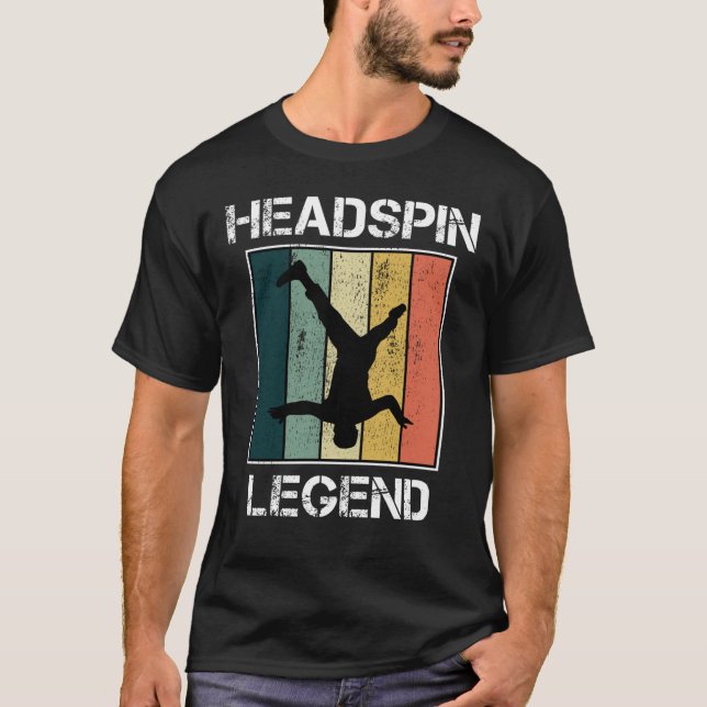 Breakdance Breakdance Break-Tänzer Vintag Retro T-Shirt (Vorderseite)