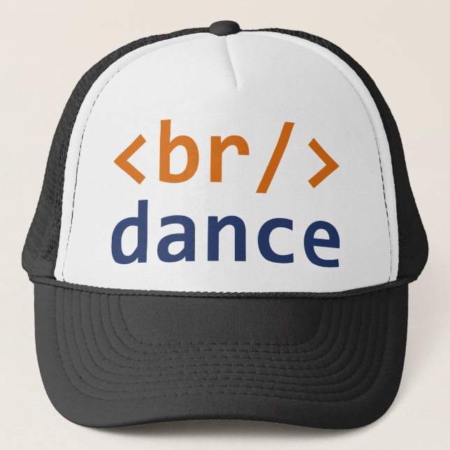 Breakdance code truckerkappe (Vorderseite)
