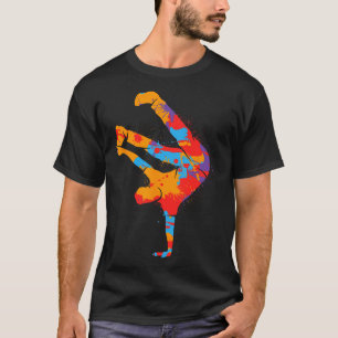 Breakdance Colorful Street Dancing Men Boys Brea T-Shirt