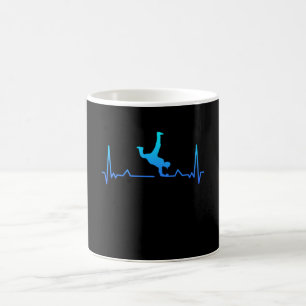 Breakdance Heartbeat Geschenktänzerin Boys Kaffeetasse