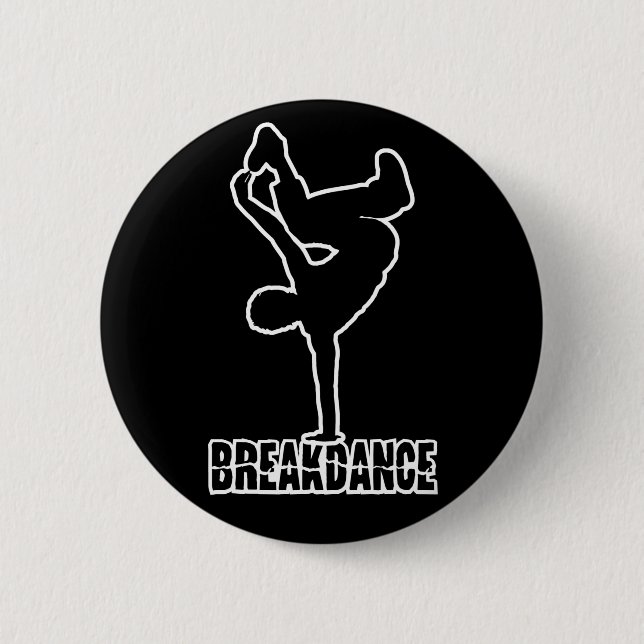 Breakdance kundenspezifischer Farbknopf Button (Vorderseite)