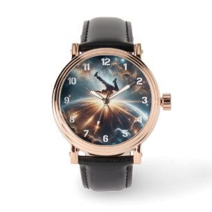 Breakdance meets Universe Armbanduhr