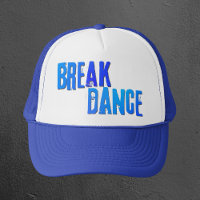Breakdance neblauer Hut
