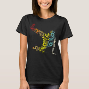 Breakdance Sillhouette Street Dance Breakdance 2 T-Shirt