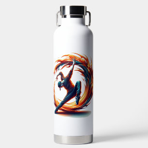 Breakdance Street Fire with Urban Energy Trinkflasche