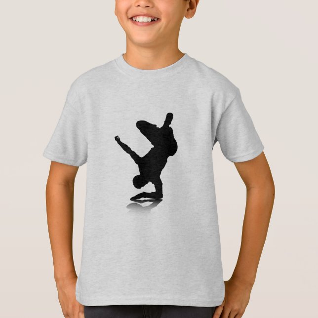 Breakdancer (auf Ellbogen) T-Shirt (Vorderseite)