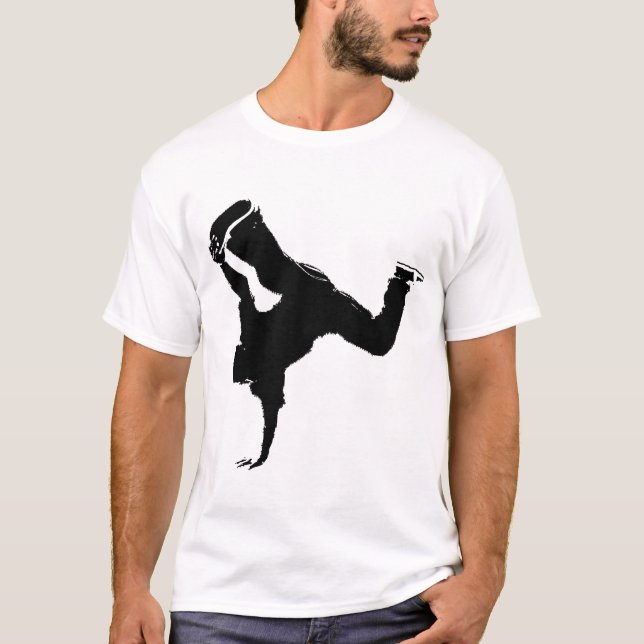 breakdancer Entwurf T-Shirt (Vorderseite)
