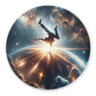 Breakdancer in action, Ai, Action in der Galaxie Keramikknauf