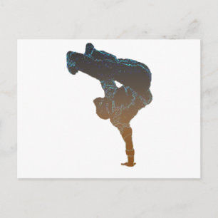 Breakdancer Postkarte